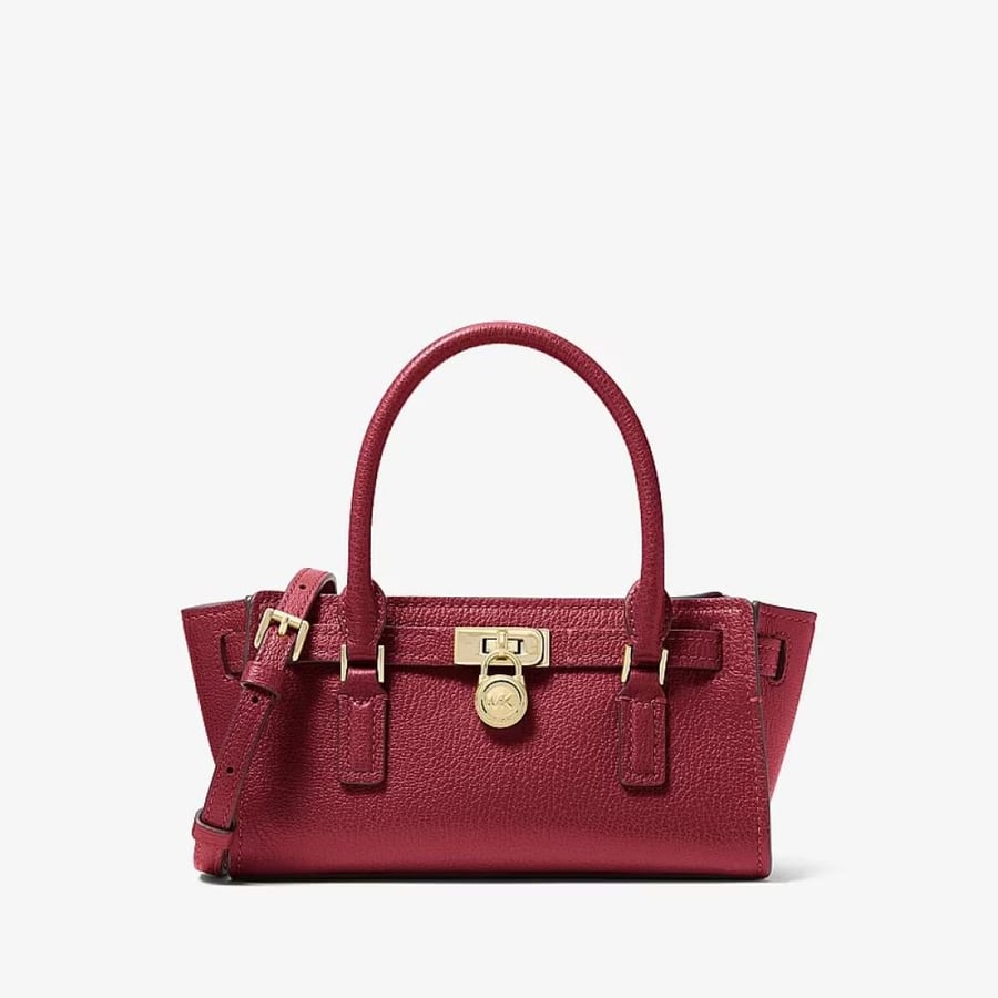 شنطه مايكل كورس  Hamilton Extra-Small Leather Crossbody Bag