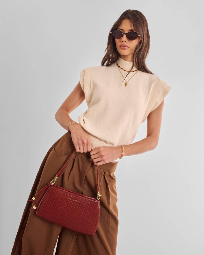 Nova Woven Small Shoulder Bag