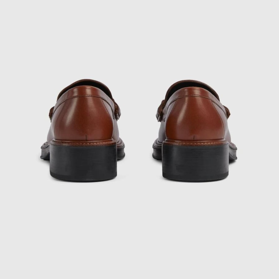 كعب قوتشي 2.5 سم  Mocasín Gucci Horsebit para mujer