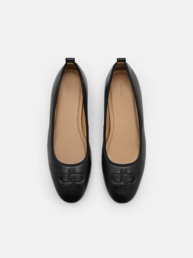 حذاء بيردو Leather Ballerina Flats