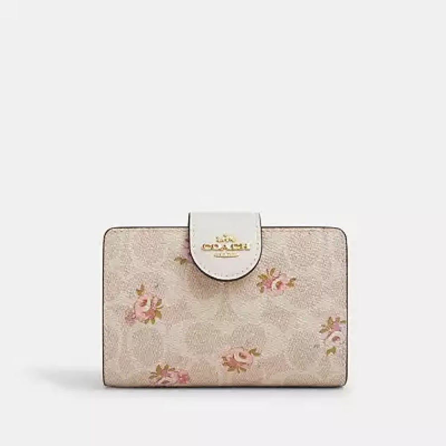 محفظه كوتش Medium Corner Zip Wallet