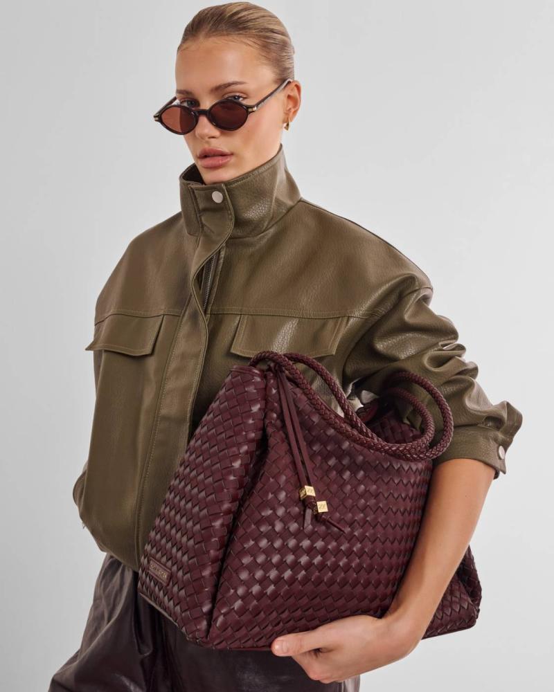 Nova Hand Woven Large Shoulder Bag