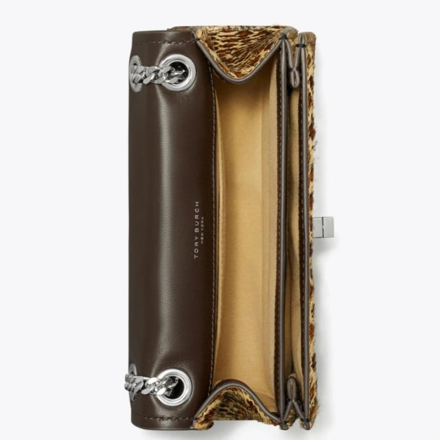 حقيبة توري بورش الحجم ميني MINI KIRA TURNLOCK CALF HAIR SHOULDER BAG