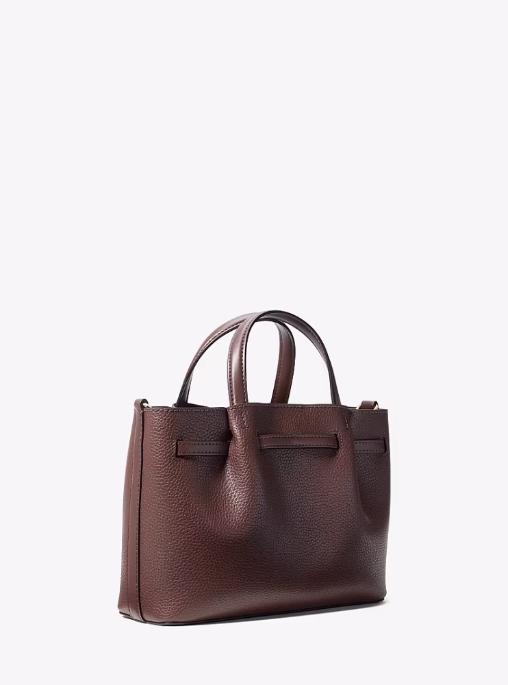 شنطه مايكل كورس Carson Small Pebbled Leather Satchel