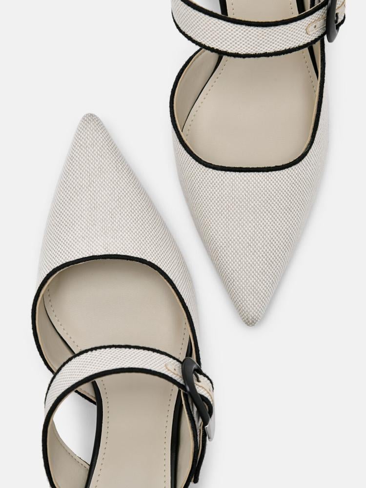 حذاء بيدرو كعب 4.5 سم Bridget Heel Mules