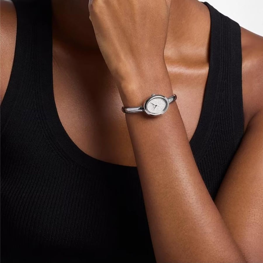 ساعه مايكل كورس  Petite Maude Gold-Tone Bangle Watch