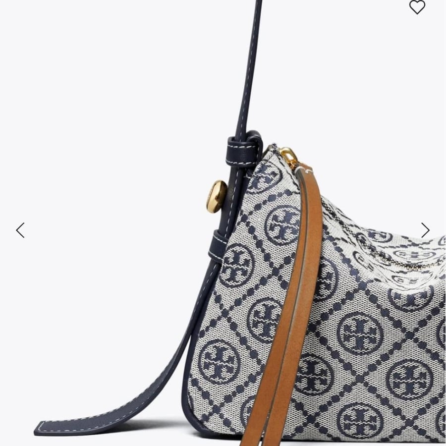 شنطه توري بورش  T MONOGRAM SMALL ROMY  SHOULDER BAG