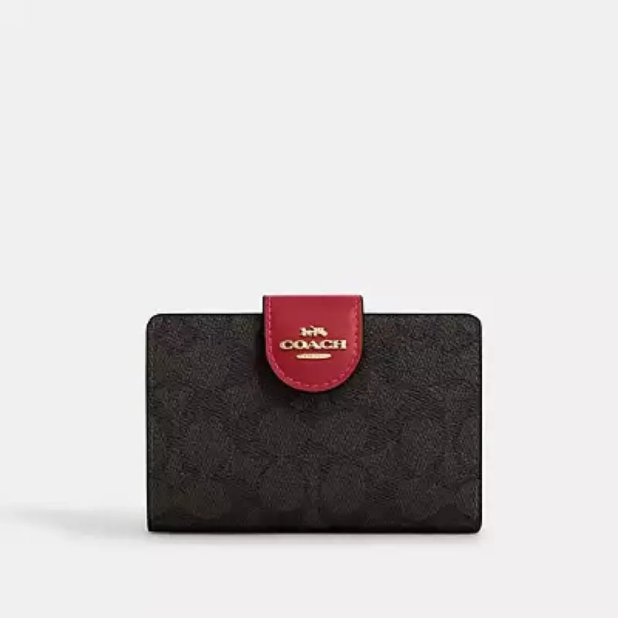 محفظه كوتش Medium Corner Zip Wallet