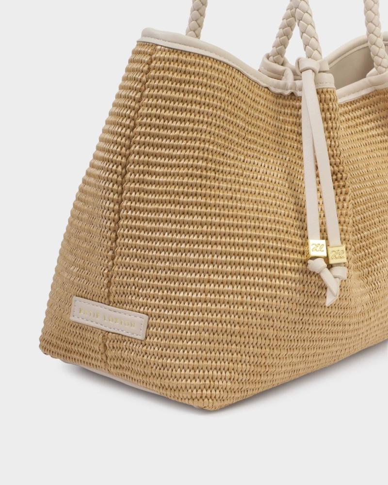 Nova Raffia Small Shoulder Tote
