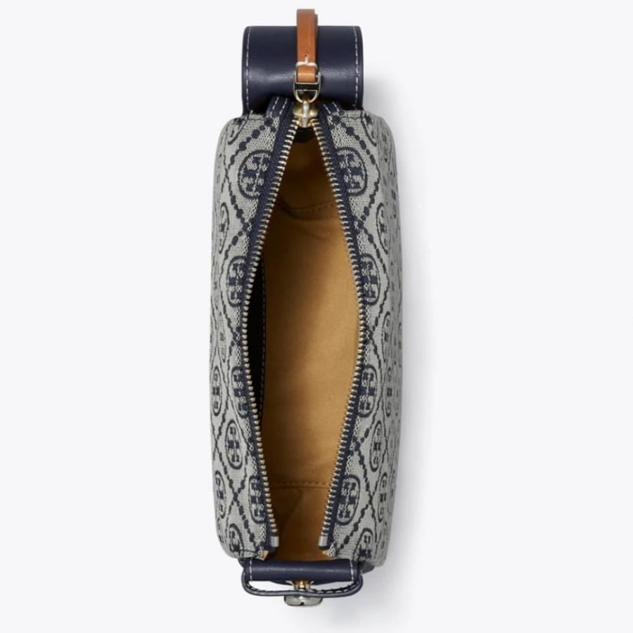 شنطه توري بورش  T MONOGRAM SMALL ROMY  SHOULDER BAG