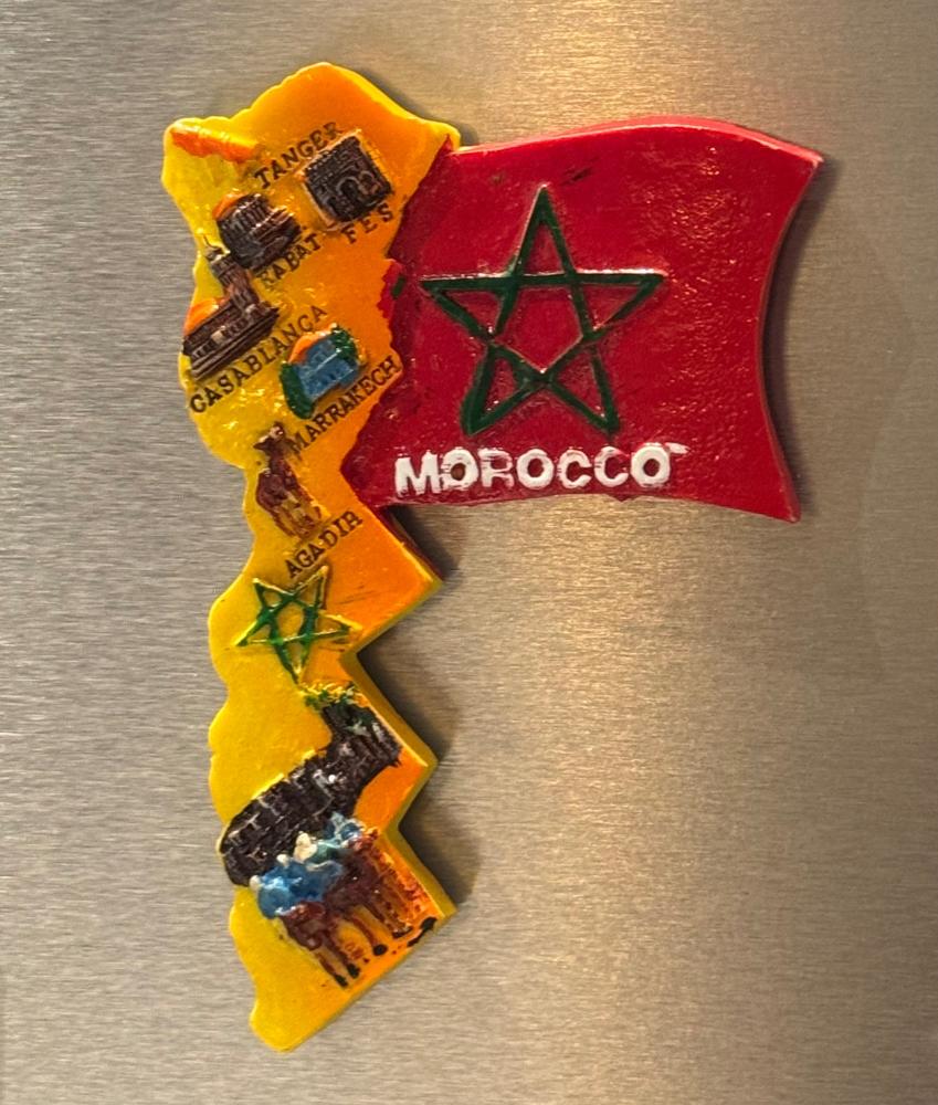 Magnet of Morocco, Marrakech, Chefchaouen