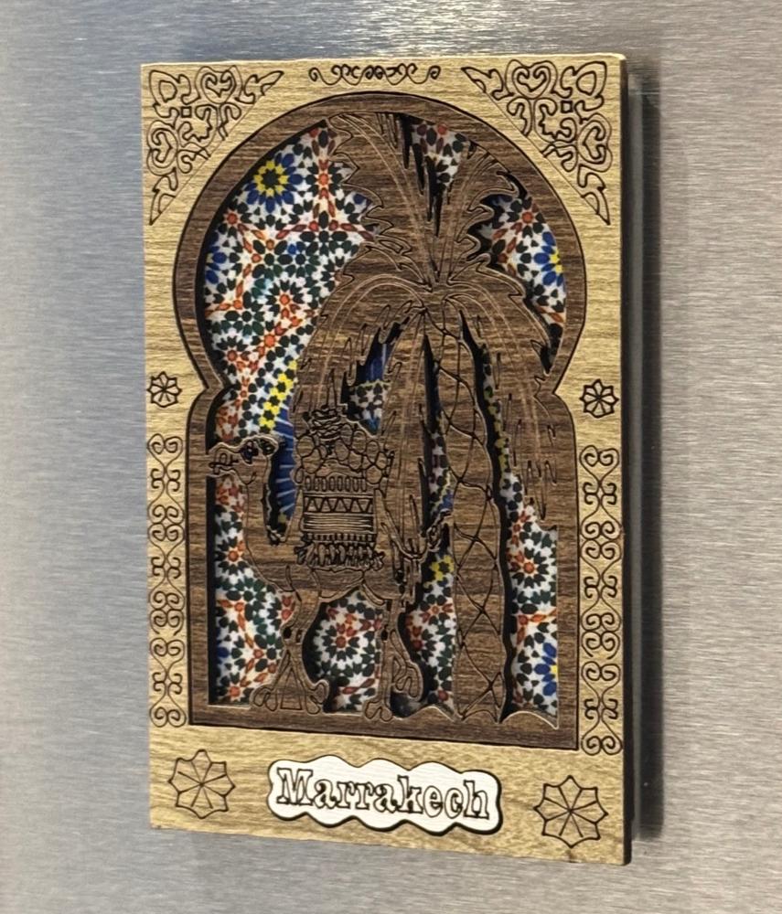 Magnet of Morocco, Marrakech, Chefchaouen