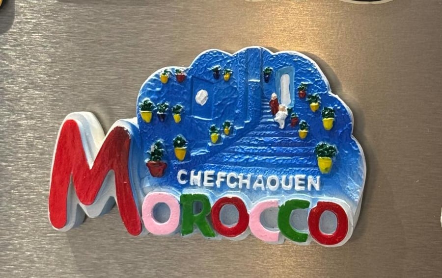 Magnet of Morocco, Marrakech, Chefchaouen