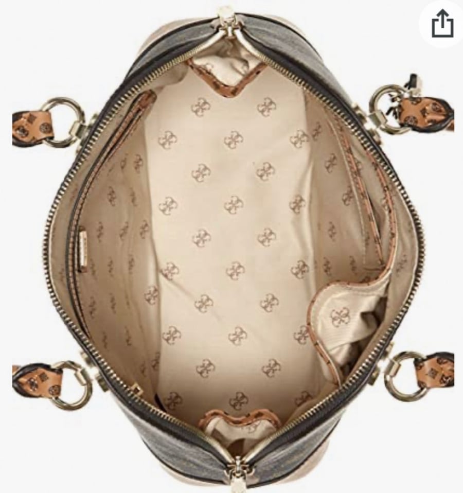 شنطة نسائية انيقه من GUESS Cessily Dome Satchel
