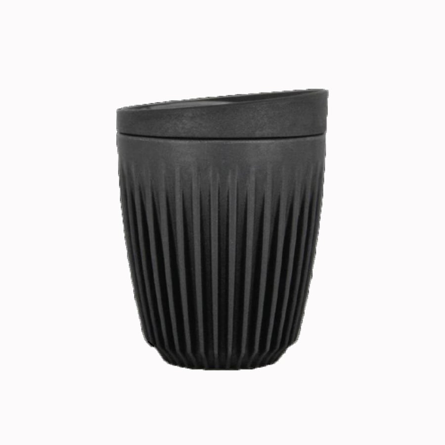 8OZ كوب هاسكي اسود مقاس