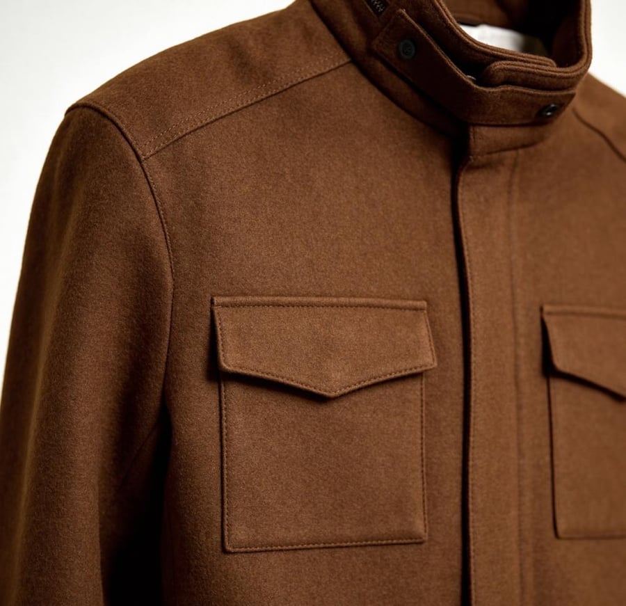 Winter jacket with elegant classic design