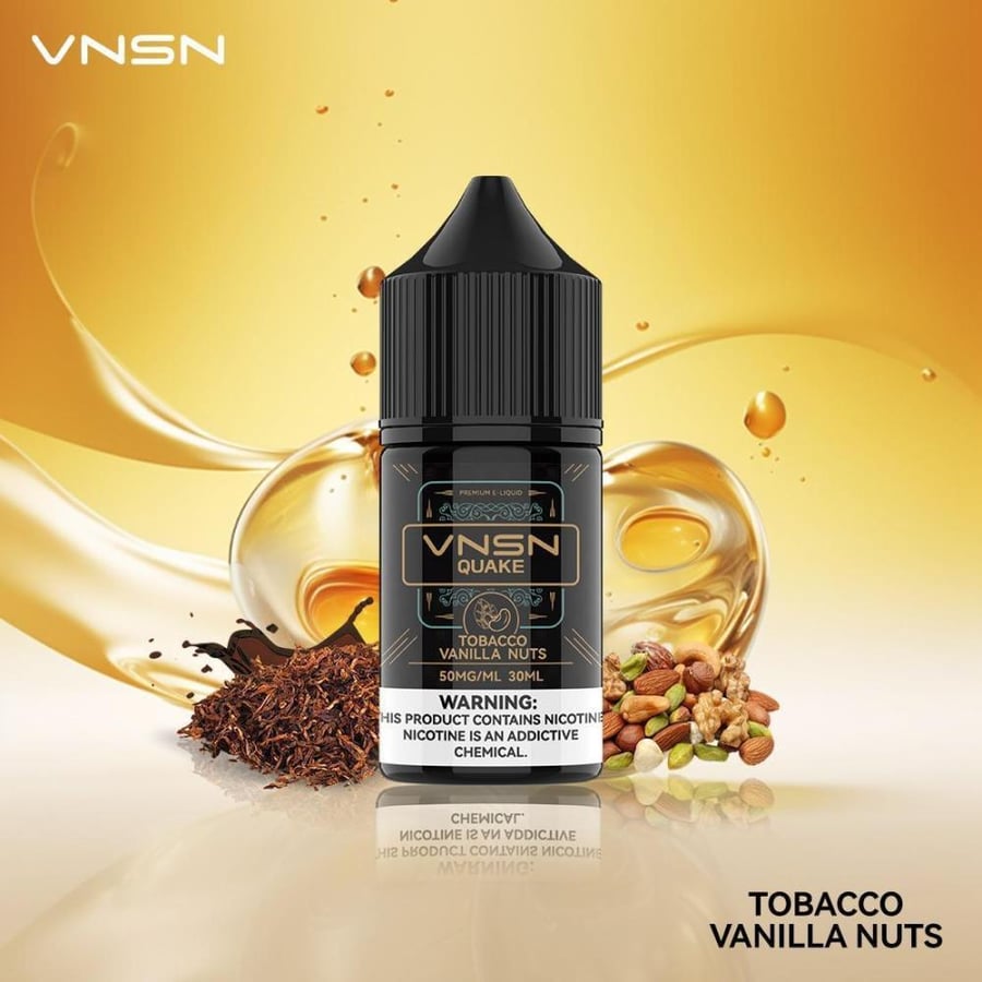 فنسن توباكو فانيليا مكسرات سولت - VNSN Quake Tobacco Vanilla Nuts Salt