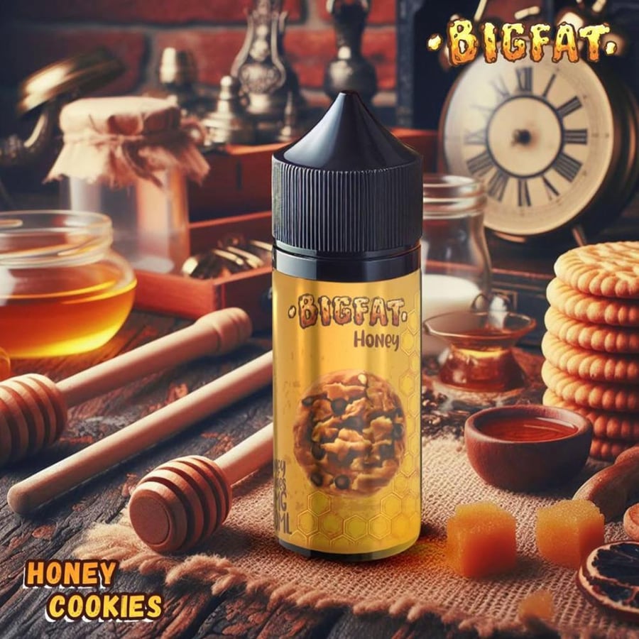 بيق فات عسل كوكيز 100 مل - Bigfat Honey Cookies 100ml