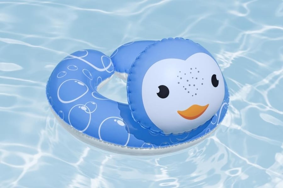 Children's animal design swimming ring 50 × 52 cm.— Bestway Floatin’ Friends Split Swim Tube
