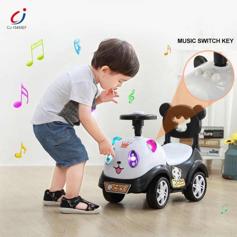 Children's moving car with 4 wheels - an educational and entertainment game for children