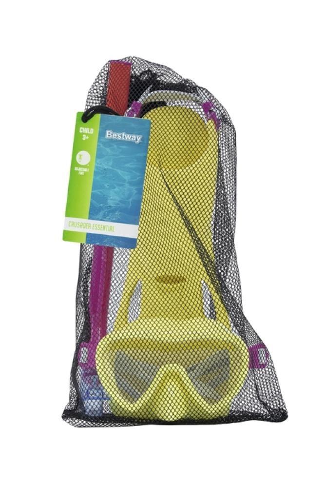 Children's diving set from Bestway – goggles, snorkel, and fins – Bestway Kids Snorkel Set