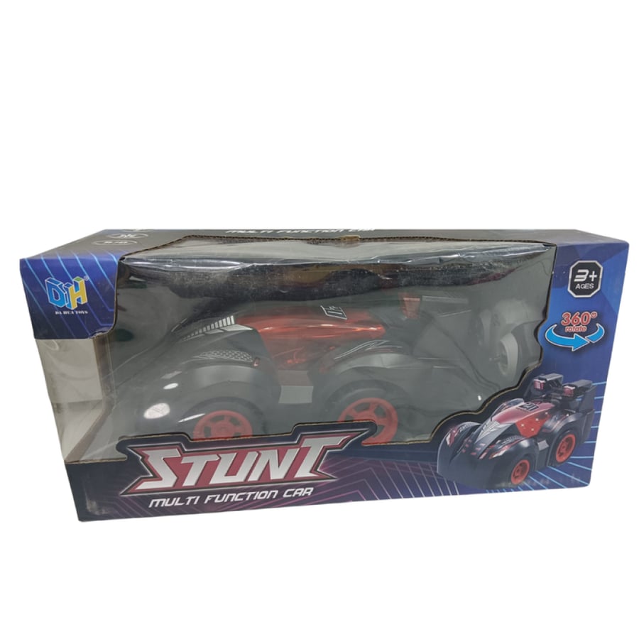 A small red car with a remote control