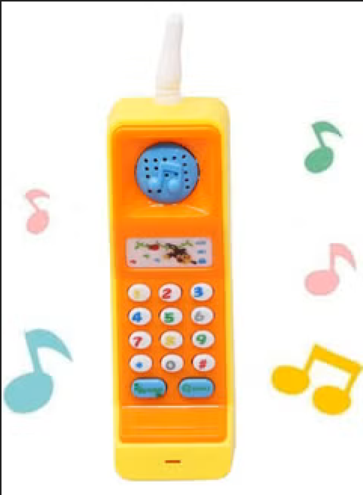 Light-up and musical toy phone .. 9 pieces ..