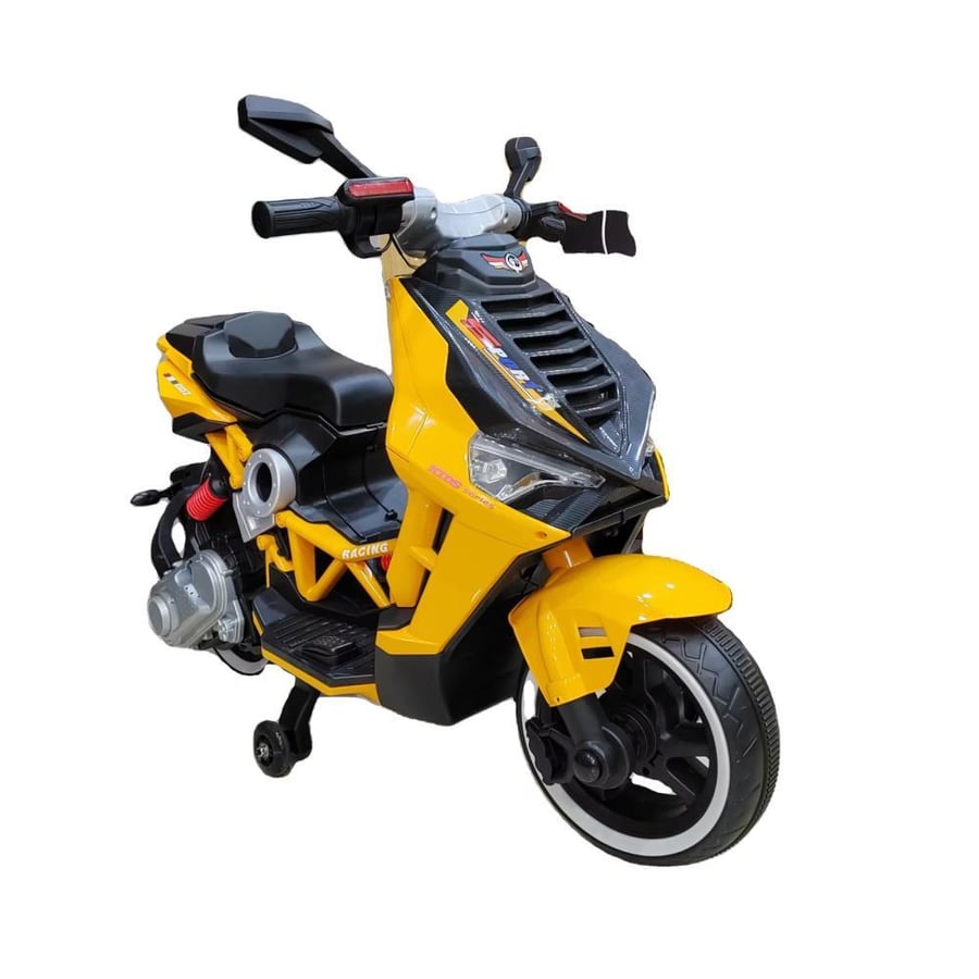 Electric battery-operated motorcycle (M)