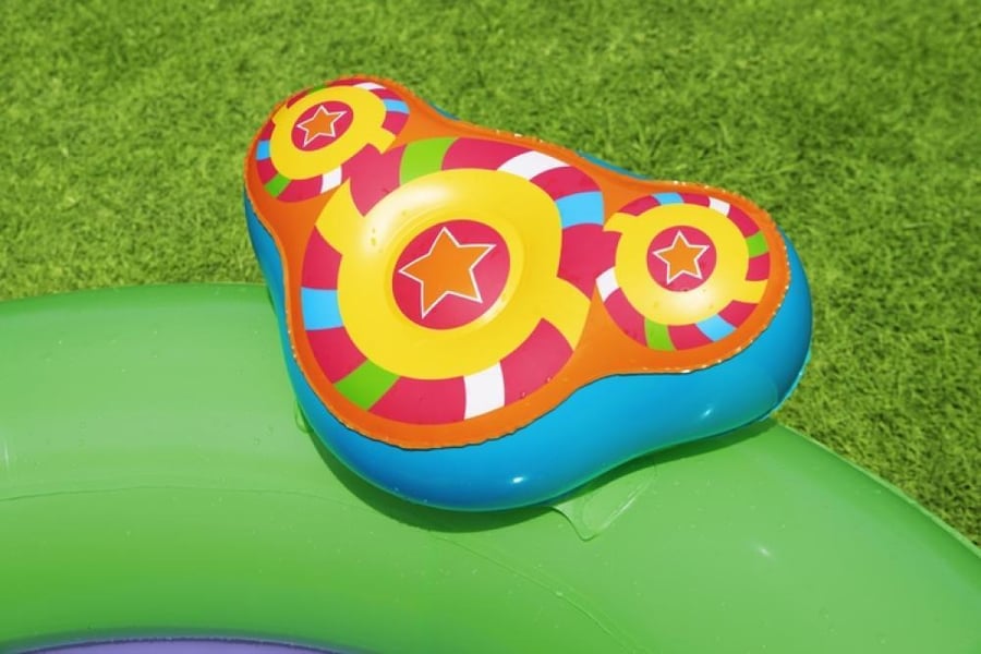 Inflatable water playground combining the water waterfall 2.95×1.90×1.07m – Sing 'N Splash Play Center Bestway