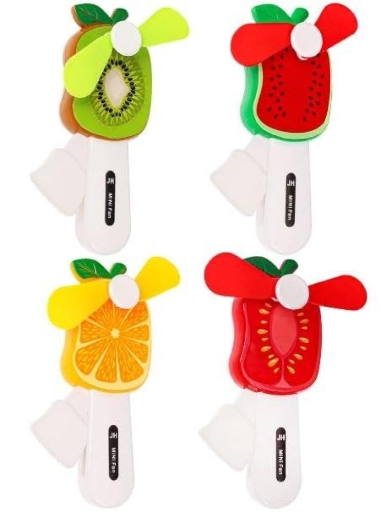 Handheld fan with fruit shapes .. 24 pieces ..