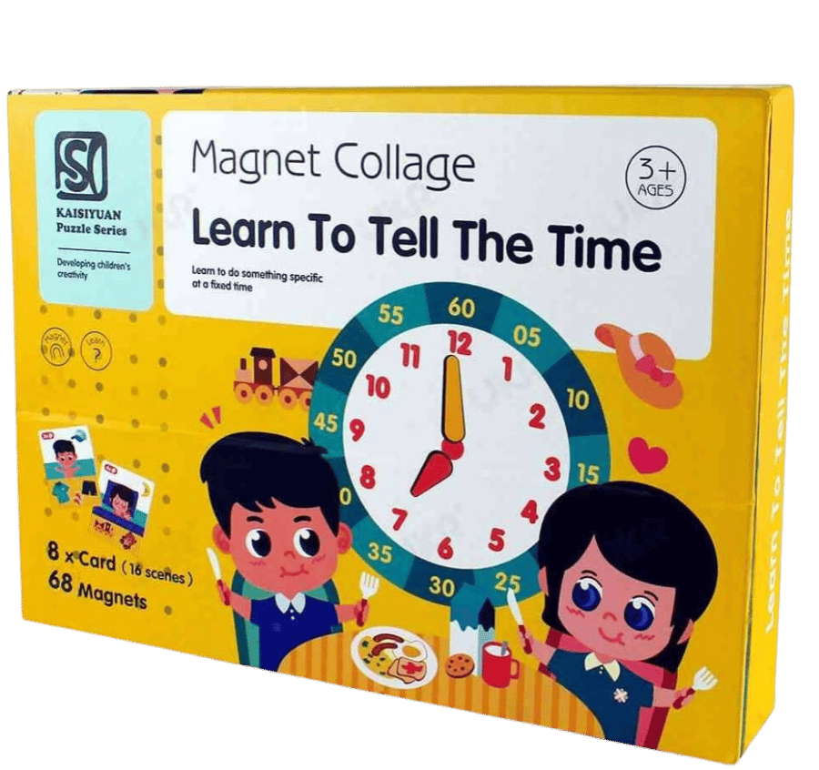 Puzzle learn knowing the time