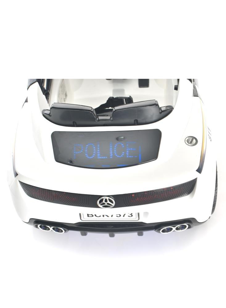 Electric car for children police design