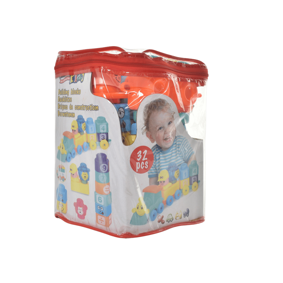 Large-sized educational building blocks set