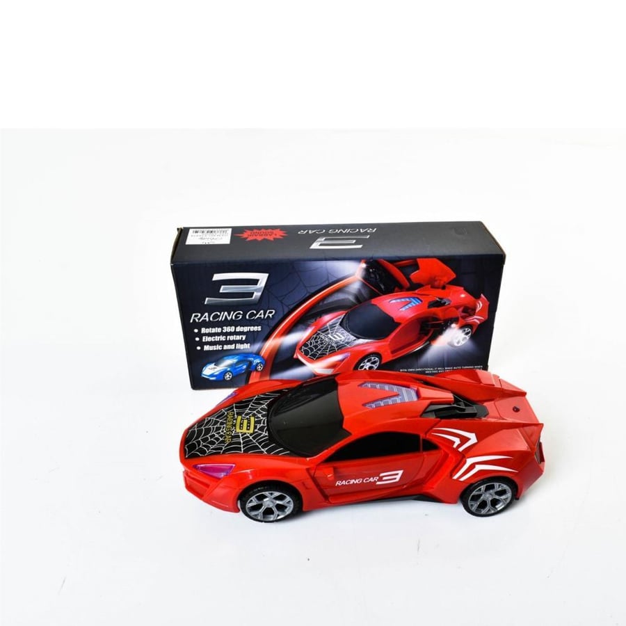 Race car with lighting