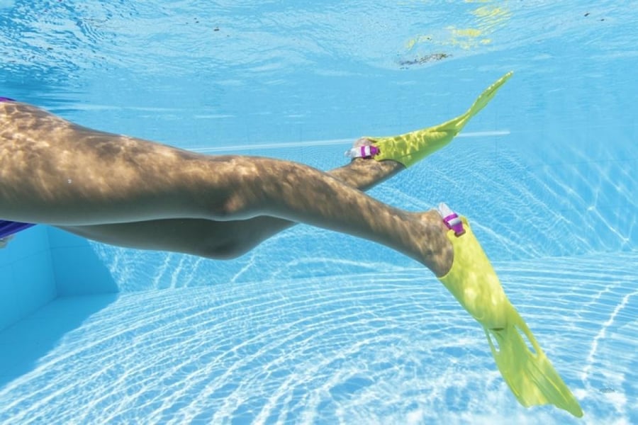 Children's diving set from Bestway – goggles, snorkel, and fins – Bestway Kids Snorkel Set