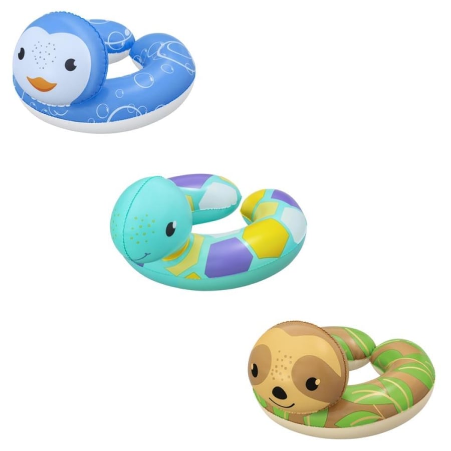 Children's animal design swimming ring 50 × 52 cm.— Bestway Floatin’ Friends Split Swim Tube