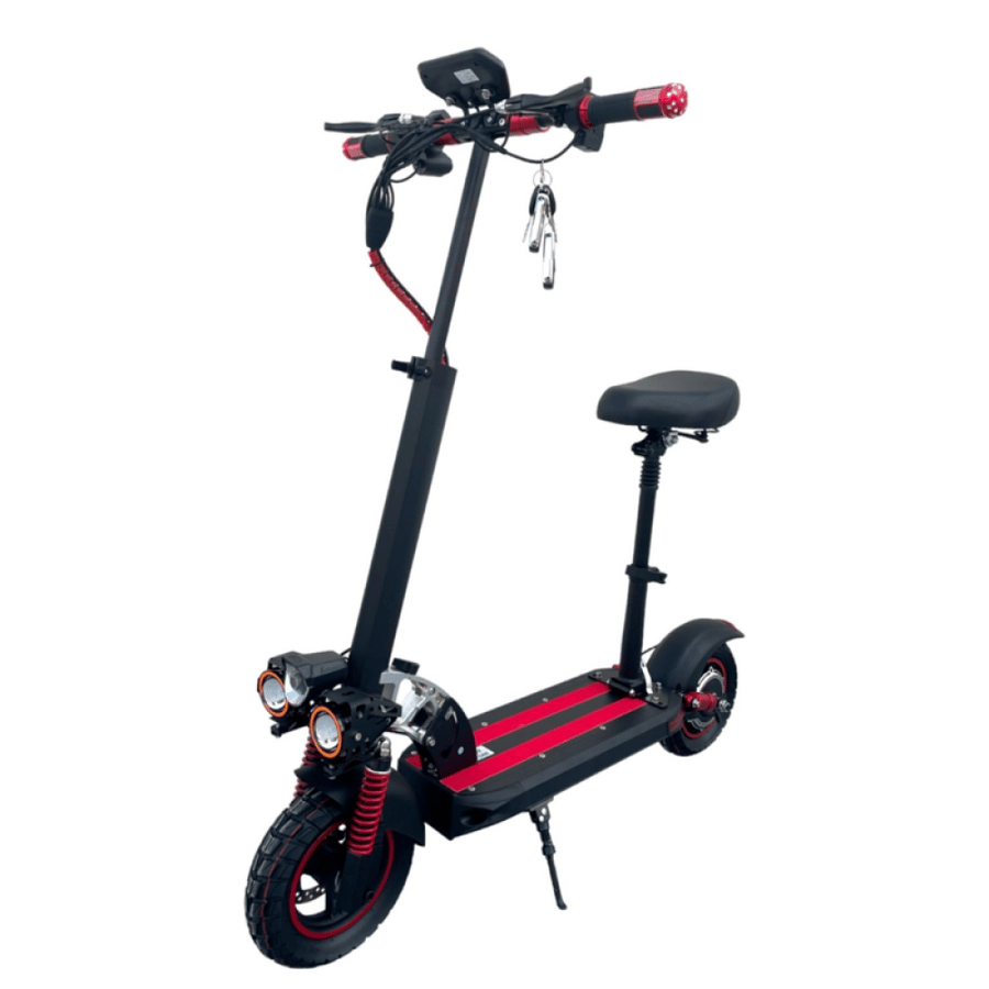 L size scooter with tires for off-road roads
