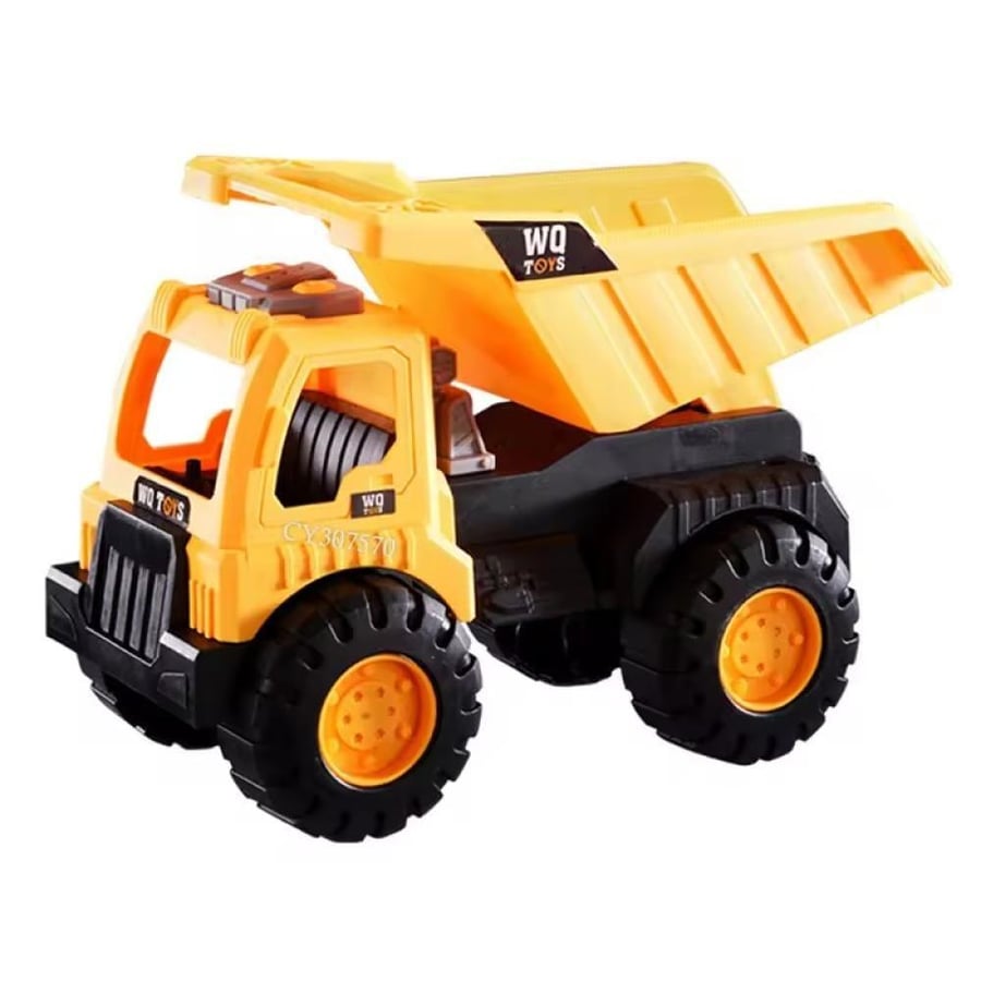 A non-breakable building vehicle for children