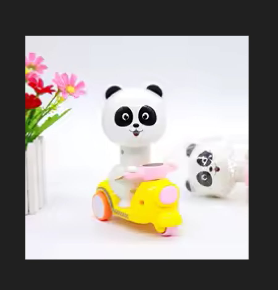 Cute animal bicycles (panda) .. 12 pieces..
