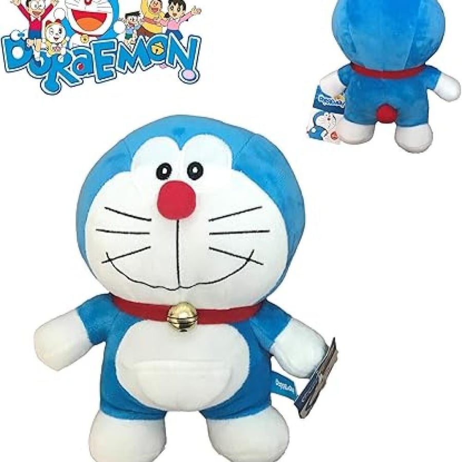 Classic Doraemon Cat Doll – 25 cm