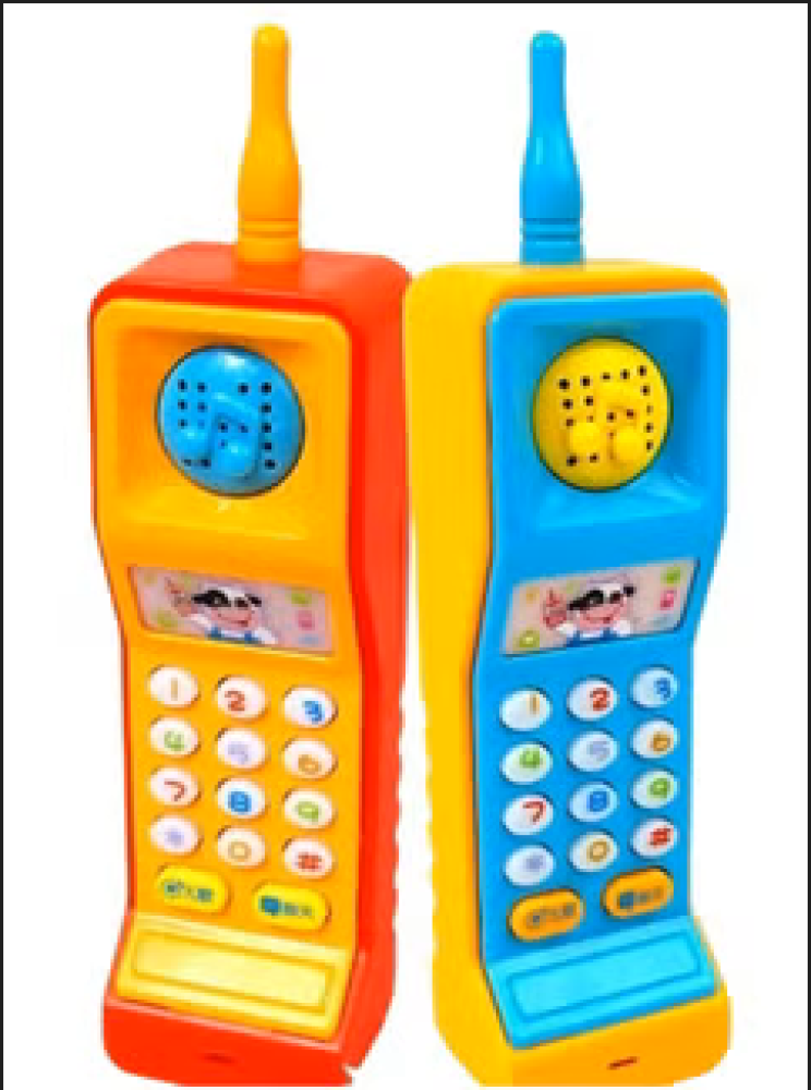 Light-up and musical toy phone .. 9 pieces ..