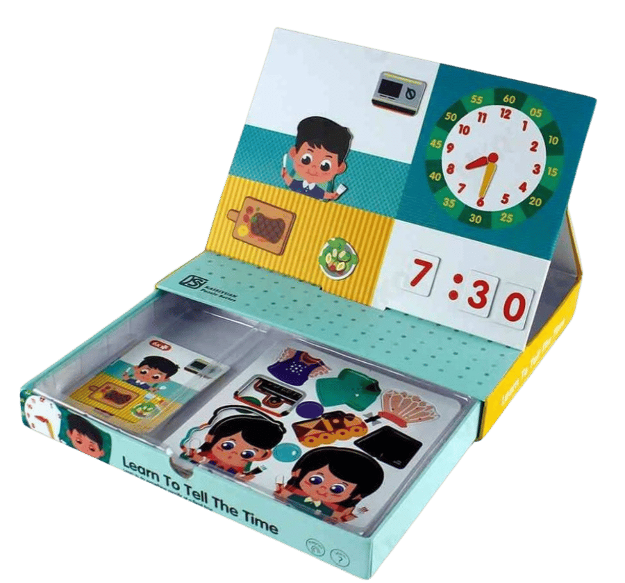 Puzzle learn knowing the time