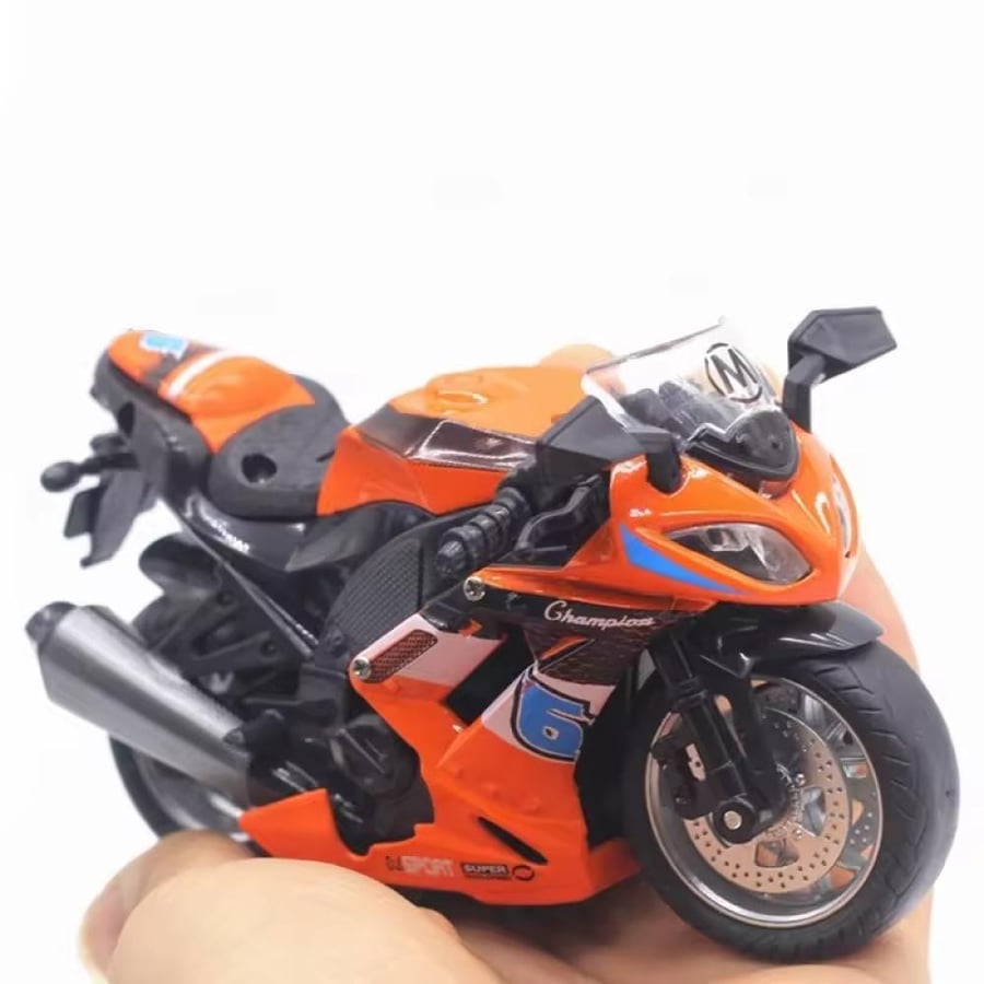 Multicolored motorcycle (12 pieces)