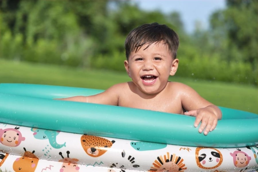 Children's pool with animal drawings 1.52 m × 38 cm. – Bestway Safari Pals Kiddie Pool