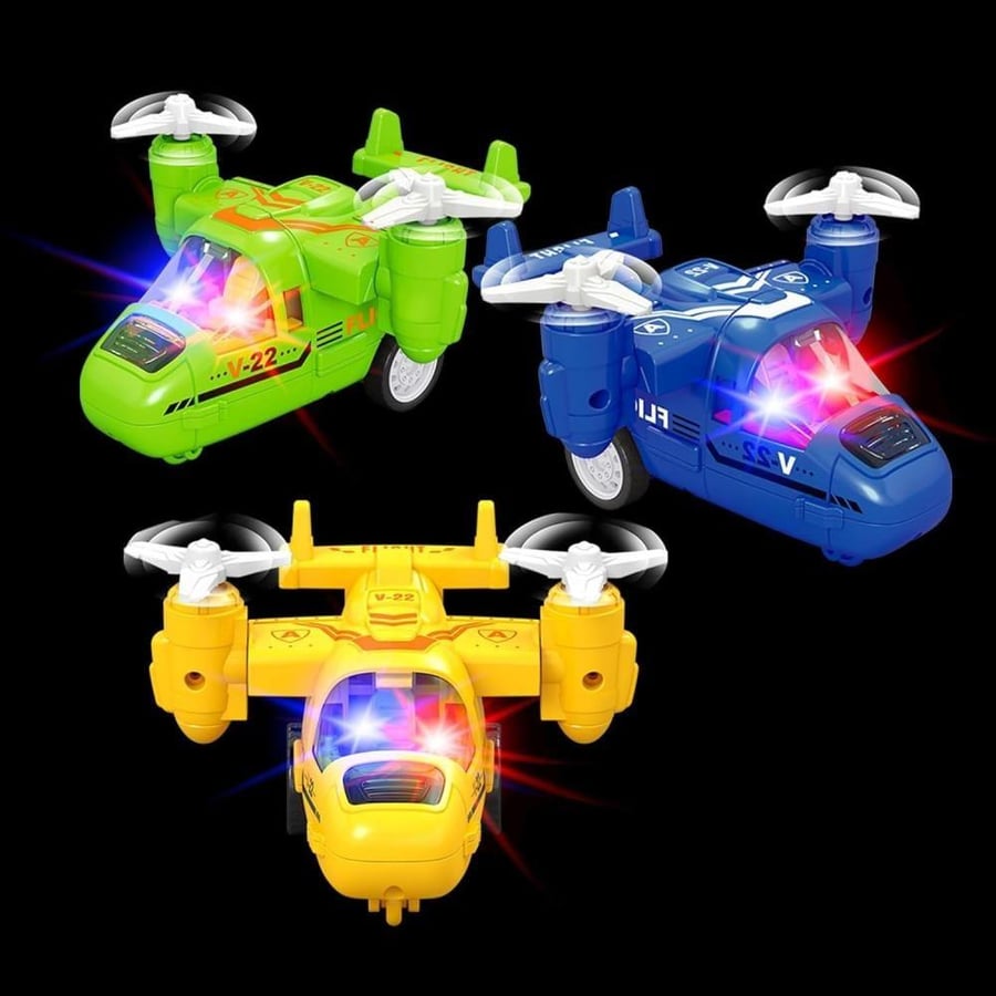 Plastic helicopters .. 8 pieces