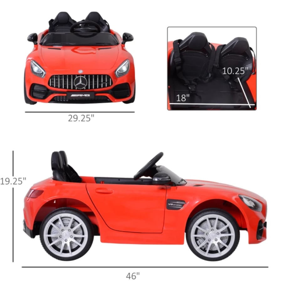Mercedes Kids Electric Ride-On Car - 6V