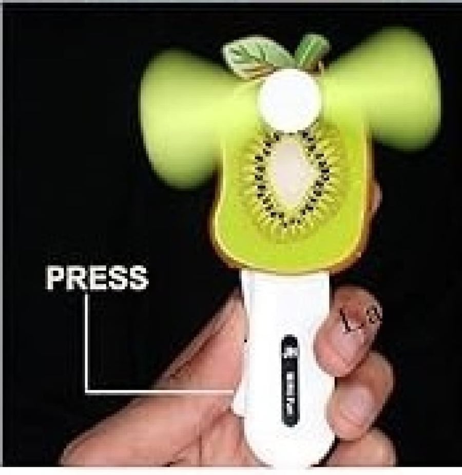 Handheld fan with fruit shapes .. 24 pieces ..