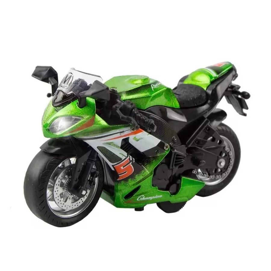Multicolored motorcycle (12 pieces)
