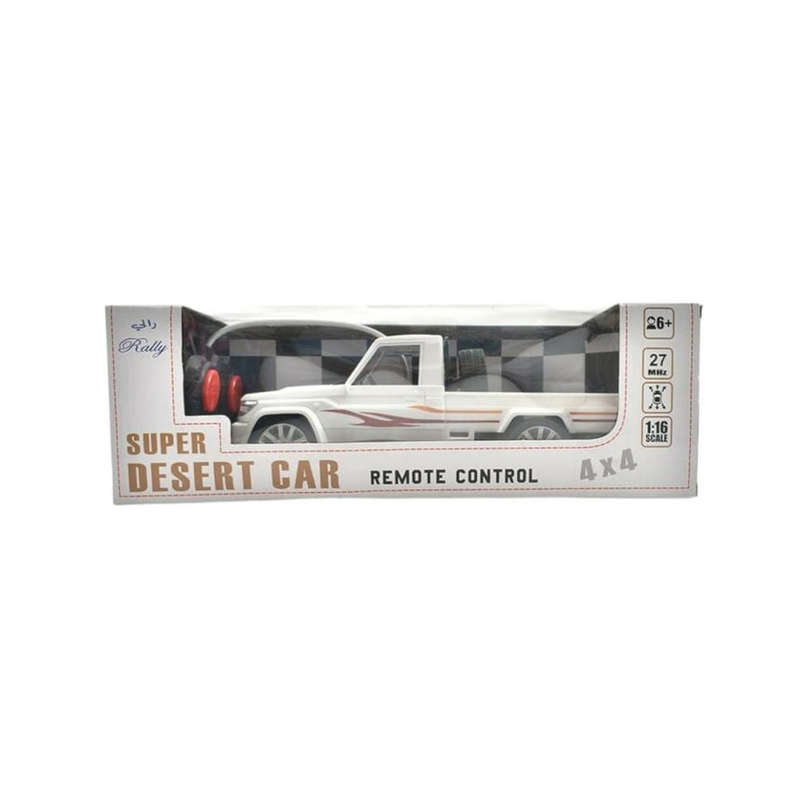 Desert car "Super Desert" white 4x4