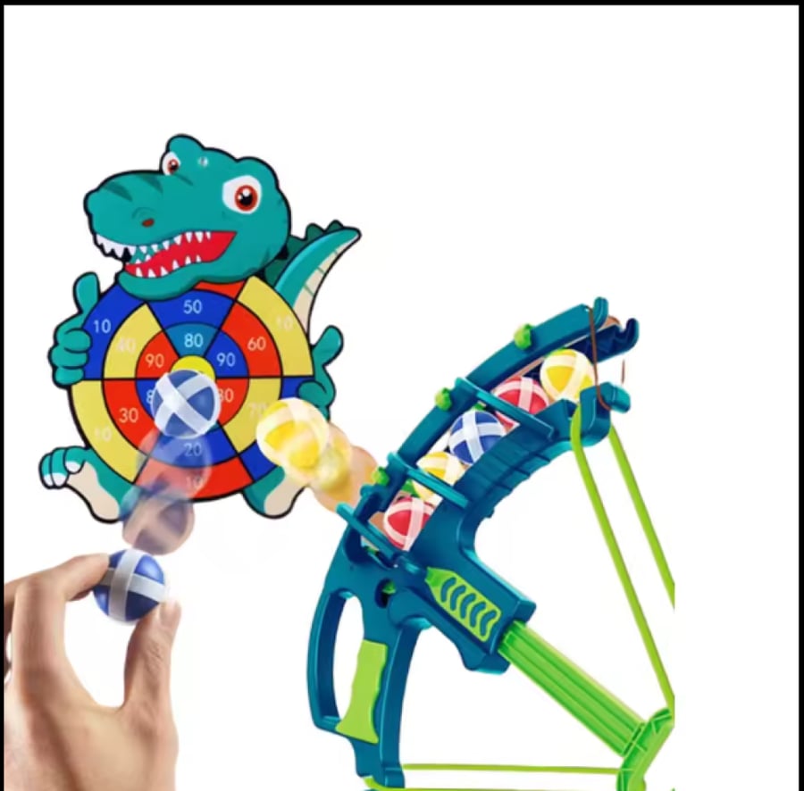 Sticky ball bow game